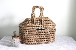 1970s Woven Lidded Basket With Handles 12 1970s Woven Lidded Basket With Handles -Chairish Shop 1970s woven lidded basket with handles 2712 scaled