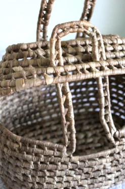 1970s Woven Lidded Basket With Handles 14 1970s Woven Lidded Basket With Handles -Chairish Shop 1970s woven lidded basket with handles 4182 scaled