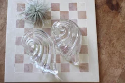 MIKASA 1980s Art Deco Style Crystal Shell Dish/Box -Chairish Shop 1980s art deco style crystal shell dishbox 9946 scaled