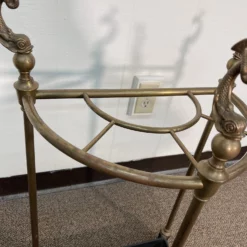 1980s Brass Fish Umbrella Stand With Iron Base 17 1980s Brass Fish Umbrella Stand With Iron Base -Chairish Shop 1980s brass fish umbrella stand with iron base 7029