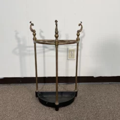 1980s Brass Fish Umbrella Stand With Iron Base 19 1980s Brass Fish Umbrella Stand With Iron Base -Chairish Shop 1980s brass fish umbrella stand with iron base 7353