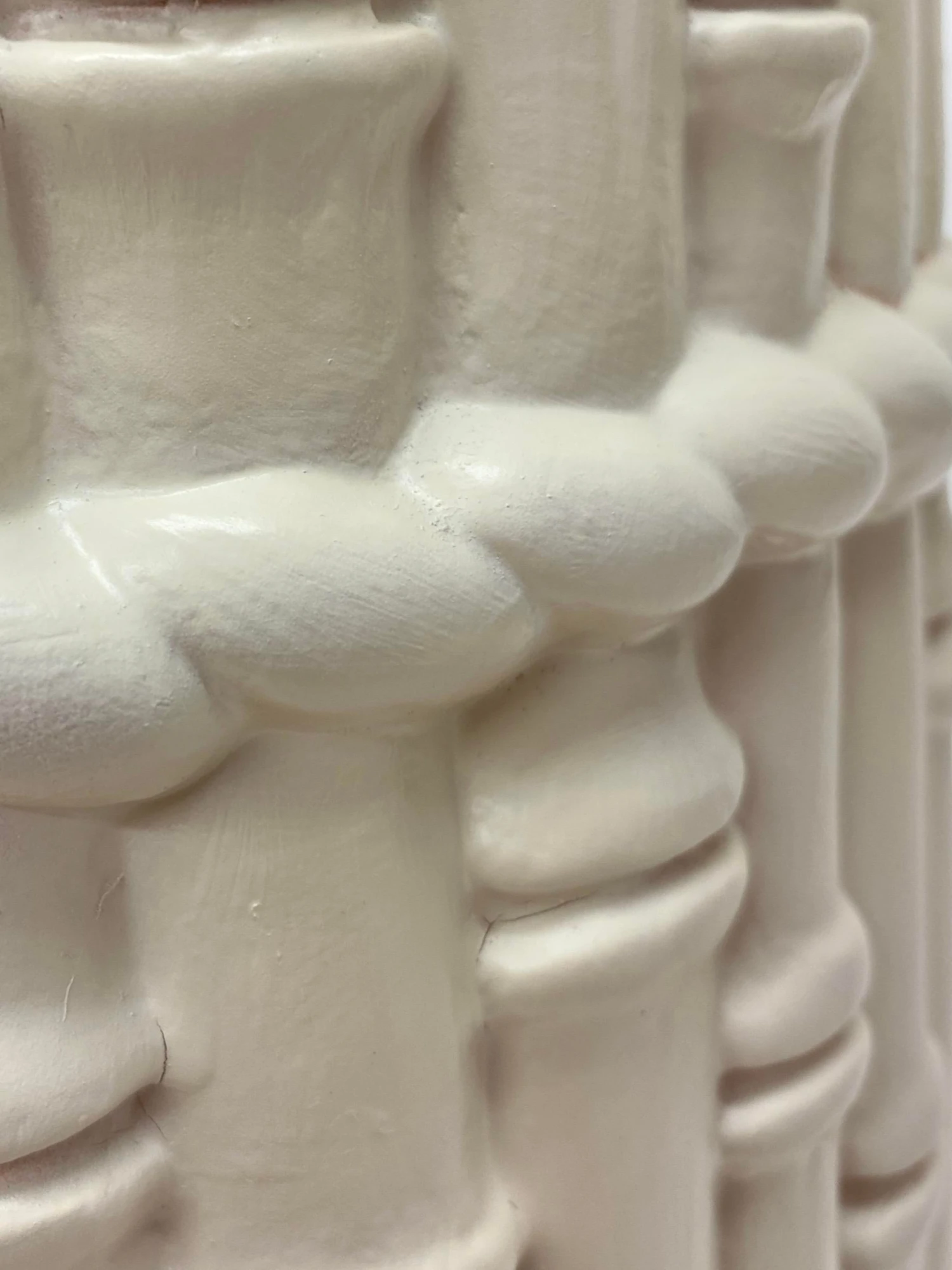 1980s Faux Bamboo Ceramic Umbrella Stand 5 1980s Faux Bamboo Ceramic Umbrella Stand - Image 5