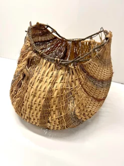 1980s Sculptural Large Organic Reed And Willow Woven Basket 11 1980s Sculptural Large Organic Reed And Willow Woven Basket -Chairish Shop 1980s sculptural large organic reed and willow woven basket 0814 scaled