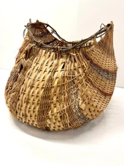 1980s Sculptural Large Organic Reed And Willow Woven Basket 10 1980s Sculptural Large Organic Reed And Willow Woven Basket -Chairish Shop 1980s sculptural large organic reed and willow woven basket 6601 scaled