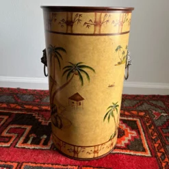 1980s Tole Umbrella Stand Palm Tree Design By Jeanne Reeds -Chairish Shop 1980s tole umbrella stand palm tree design by jeanne reeds 0685 scaled