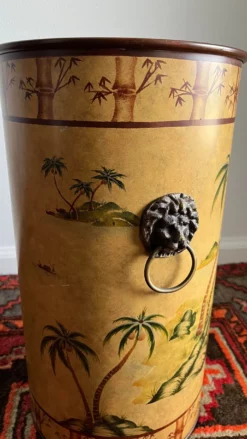 1980s Tole Umbrella Stand Palm Tree Design By Jeanne Reeds -Chairish Shop 1980s tole umbrella stand palm tree design by jeanne reeds 4161 scaled