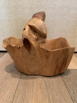 1980s Vintage Burl Wood Basket 14 1980s Vintage Burl Wood Basket -Chairish Shop 1980s vintage burl wood basket 0294