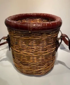 1990s Stiles Brothers For Bauer International Leather Trim Basket 12 1990s Stiles Brothers For Bauer International Leather Trim Basket -Chairish Shop 1990s stiles brothers for bauer international leather trim basket 5262