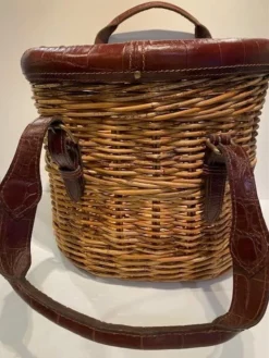 1990s Stiles Brothers For Bauer International Leather Trim Basket 13 1990s Stiles Brothers For Bauer International Leather Trim Basket -Chairish Shop 1990s stiles brothers for bauer international leather trim basket 9344