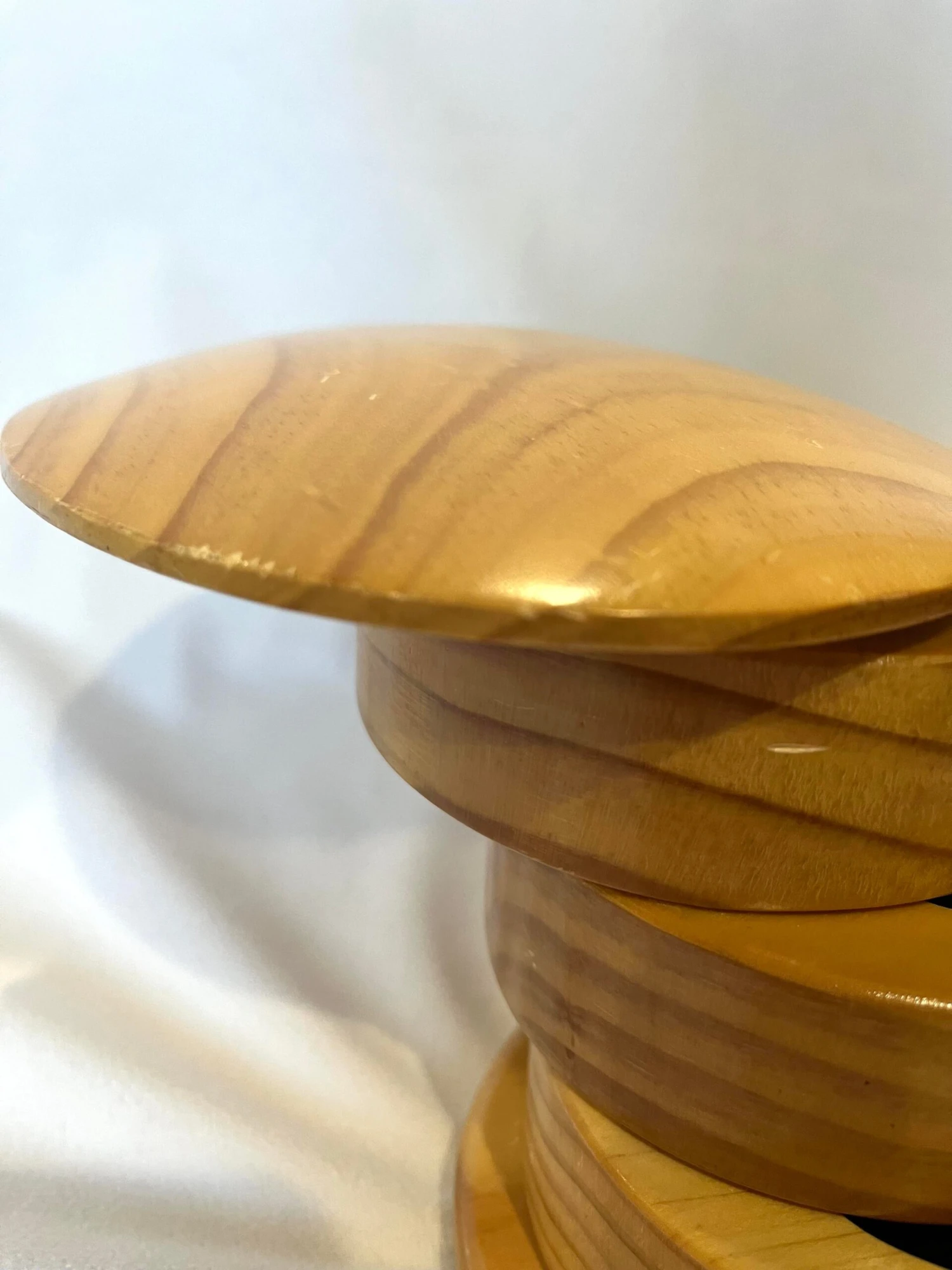 1990s Wooden Vintage Oval Jewelry Box/Container 6 1990s Wooden Vintage Oval Jewelry Box/Container - Image 6