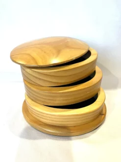 1990s Wooden Vintage Oval Jewelry Box/Container 19 1990s Wooden Vintage Oval Jewelry Box/Container -Chairish Shop 1990s wooden vintage oval jewelry boxcontainer 7244 scaled