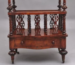 19th Century Burr Walnut Canterbury In Serpentine Form, 1860s -Chairish Shop 19th century burr walnut canterbury in serpentine form 1860s 2669