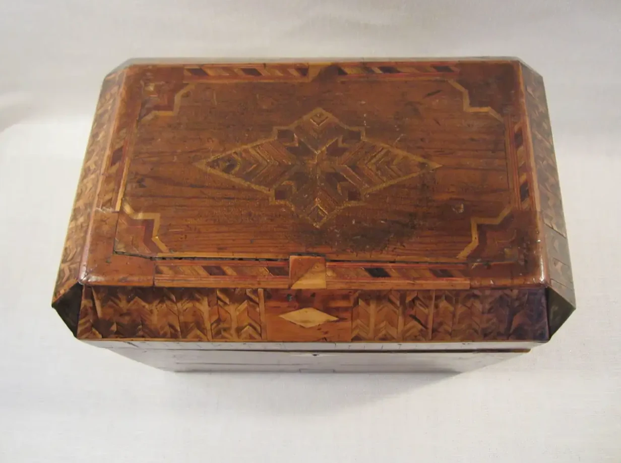 19th Century Inlaid Box 2 19th Century Inlaid Box - Image 2