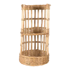 19th Century, Large Open Sided French Boulangerie Baguette Basket