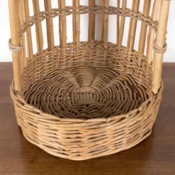 19th Century, Large Open Sided French Boulangerie Baguette Basket -Chairish Shop 19th century large open sided french boulangerie baguette basket 7189