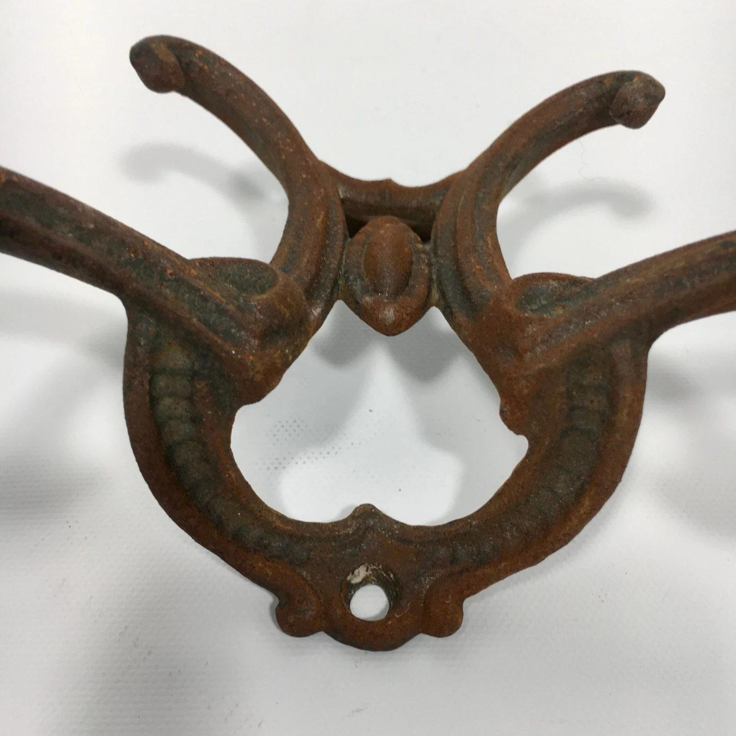 6” Victorian Cast Iron Double Hook 3 6” Victorian Cast Iron Double Hook - Image 3