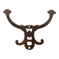 6” Victorian Cast Iron Double Hook