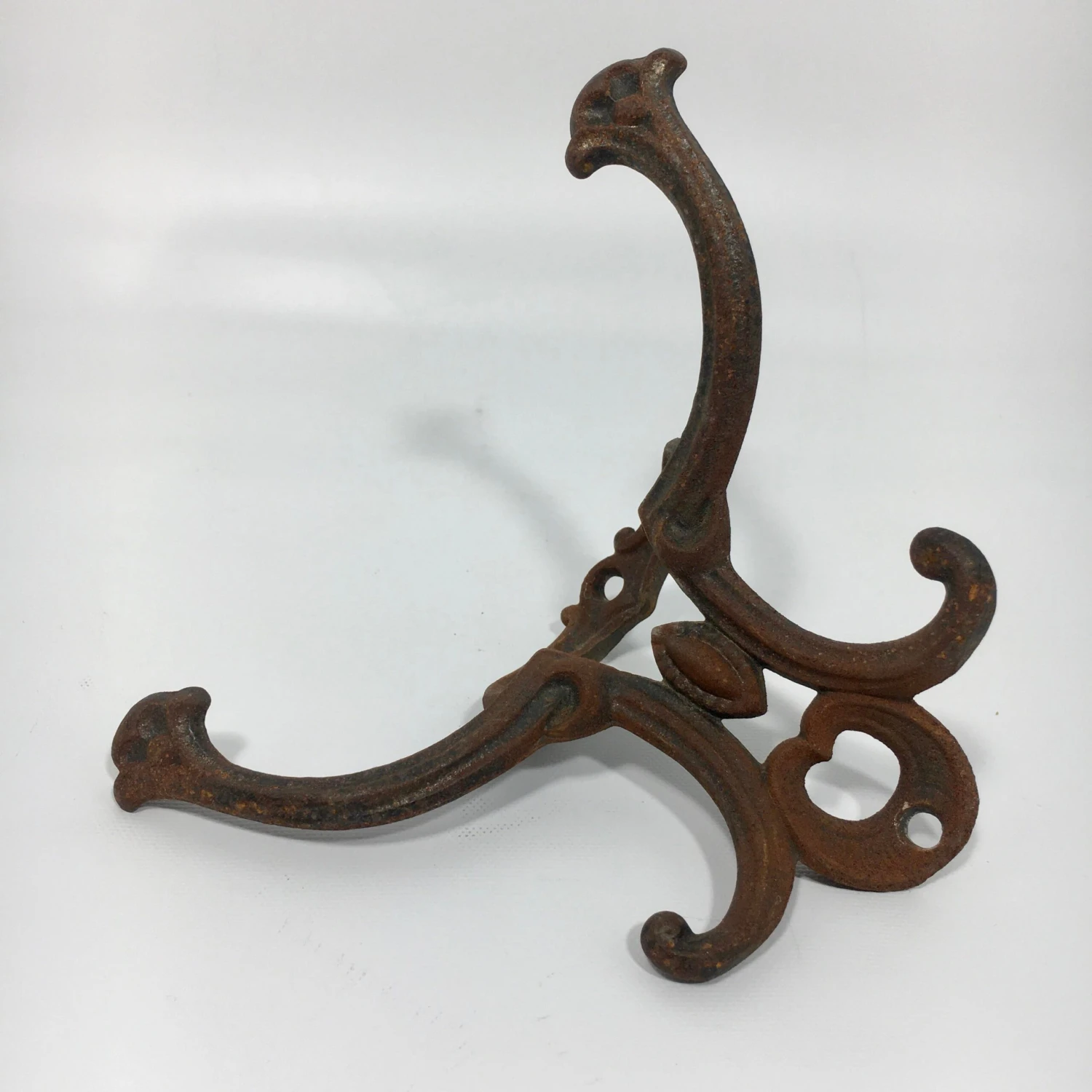 6” Victorian Cast Iron Double Hook 2 6” Victorian Cast Iron Double Hook - Image 2