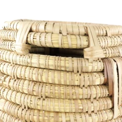 African Lidded Coiled Basket 16 African Lidded Coiled Basket -Chairish Shop african lidded coiled basket 1997