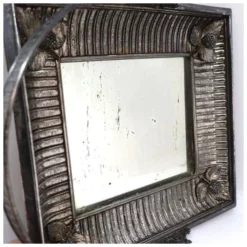 American Victorian Silverplate And Mirror Square Bride's Basket 12 American Victorian Silverplate And Mirror Square Bride's Basket -Chairish Shop american victorian silverplate and mirror square brides basket 4020