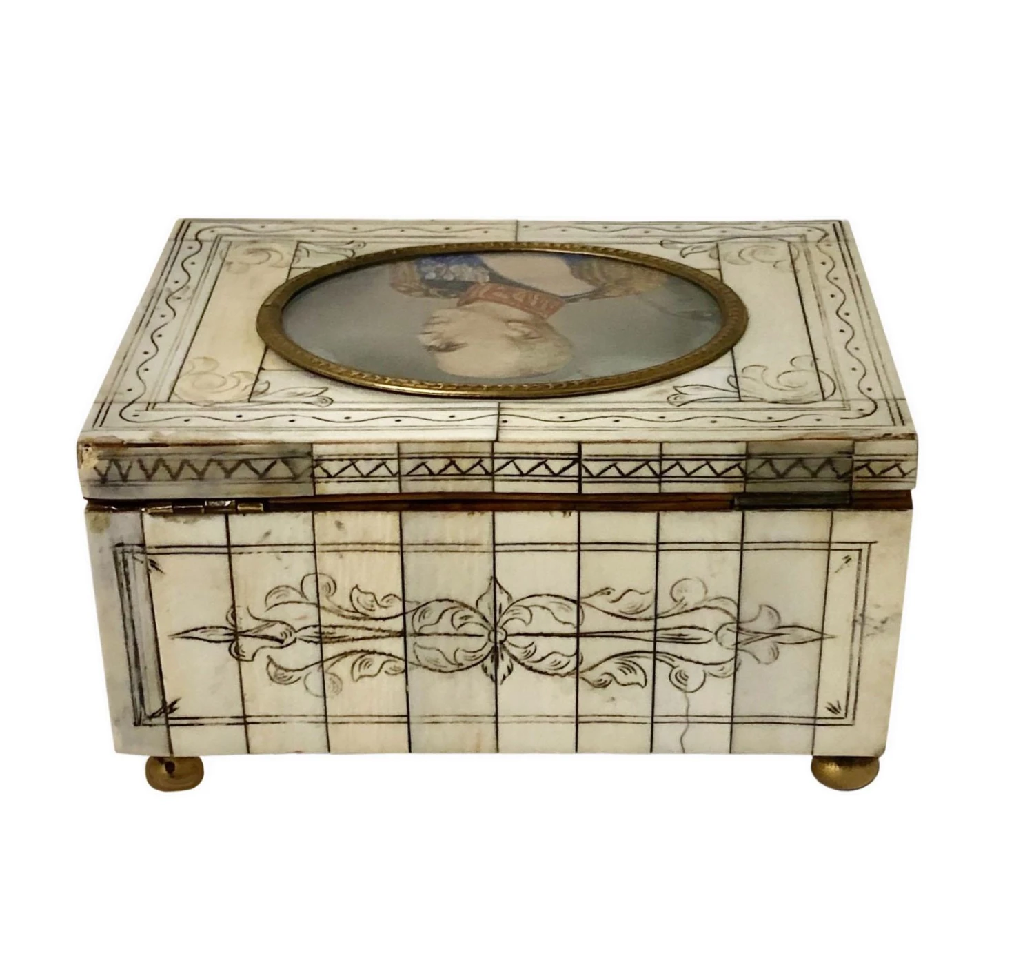 Anglo Indian Portrait Box Emperor Franz Joseph Of Austria 3 Anglo Indian Portrait Box Emperor Franz Joseph Of Austria - Image 3