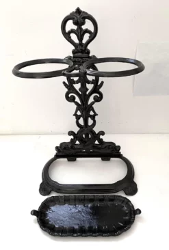 Antique 19c English Georgian Style Umbrella Stand In Cast Iron Umbrella Holder -Chairish Shop antique 19c english georgian style umbrella stand in cast iron umbrella holder 2513 scaled