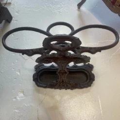 Antique 19th Century French Iron Umbrella Stand -Chairish Shop antique 19th century french iron umbrella stand 3654 scaled