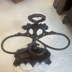 Antique 19th Century French Iron Umbrella Stand -Chairish Shop antique 19th century french iron umbrella stand 4919 scaled