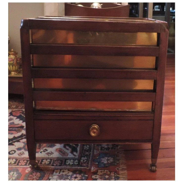 Antique 19th Century George III Mahogany Canterbury 1810 9 Antique 19th Century George III Mahogany Canterbury 1810 - Image 9