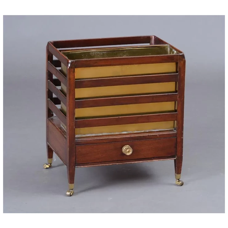 Antique 19th Century George III Mahogany Canterbury 1810 2 Antique 19th Century George III Mahogany Canterbury 1810 - Image 2