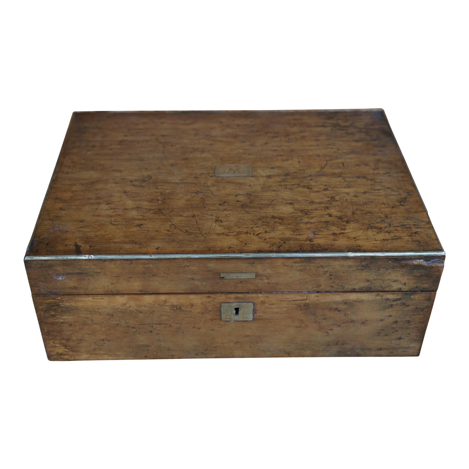 Antique 19th Century Victorian Birdseye Maple Traveling Writing Slope Box 1 Antique 19th Century Victorian Birdseye Maple Traveling Writing Slope Box