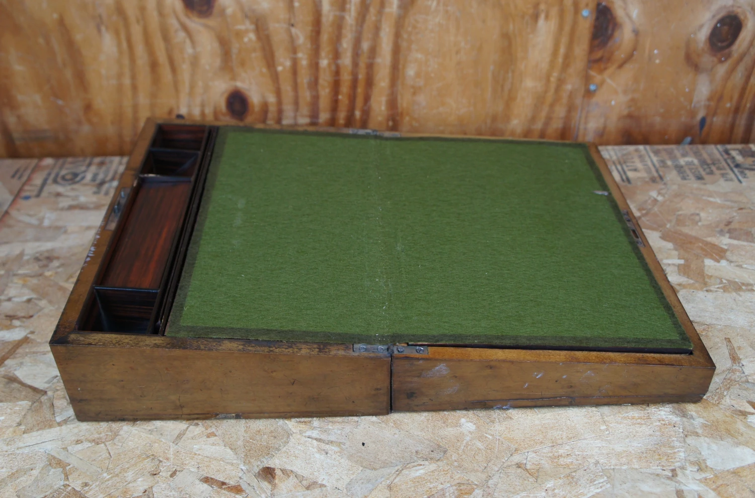 Antique 19th Century Victorian Birdseye Maple Traveling Writing Slope Box 5 Antique 19th Century Victorian Birdseye Maple Traveling Writing Slope Box - Image 5