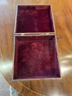 Antique 19th Century Wooden Box Inlaid 15 Antique 19th Century Wooden Box Inlaid -Chairish Shop antique 19th century wooden box inlaid 8439