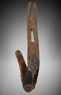 Antique Afghanistan Hand-Carved Hook Nuristan, 1890s 14 Antique Afghanistan Hand-Carved Hook Nuristan, 1890s -Chairish Shop antique afghanistan hand carved hook nuristan 1890s 4892