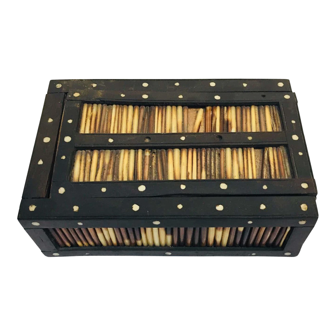 Antique Anglo Indian Box Handcrafted With Porcupine Quills 1 Antique Anglo Indian Box Handcrafted With Porcupine Quills