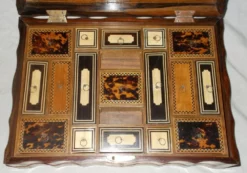 Antique Anglo Indian Coromandel Satinwood Ladys Jewellery Sewing Table Box, 1850 -Chairish Shop antique anglo indian coromandel satinwood ladys jewellery sewing table box 1850 9095