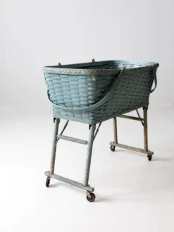Antique Basket With Legs 13 Antique Basket With Legs -Chairish Shop antique basket with legs 5366