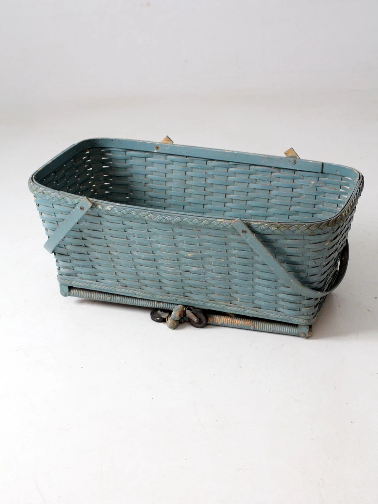 Antique Basket With Legs 10 Antique Basket With Legs - Image 10