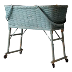 Antique Basket With Legs