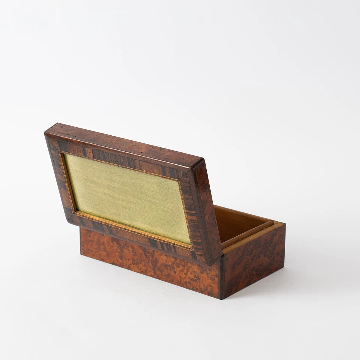 Antique Burl Wood Box, 1920s 7 Antique Burl Wood Box, 1920s - Image 7