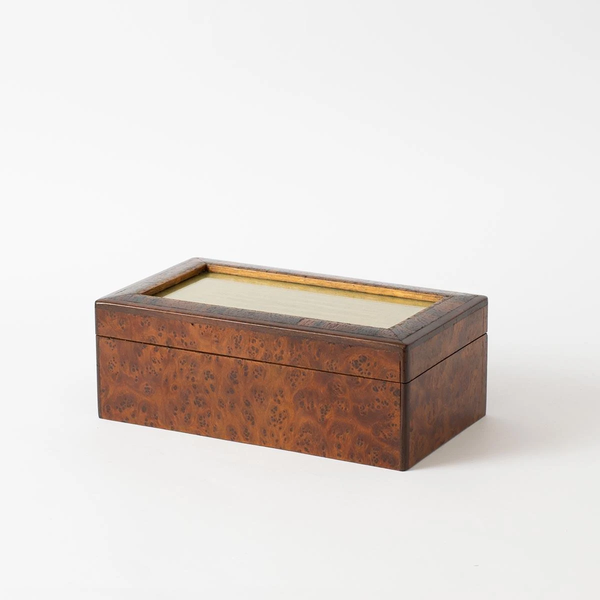 Antique Burl Wood Box, 1920s 3 Antique Burl Wood Box, 1920s - Image 3