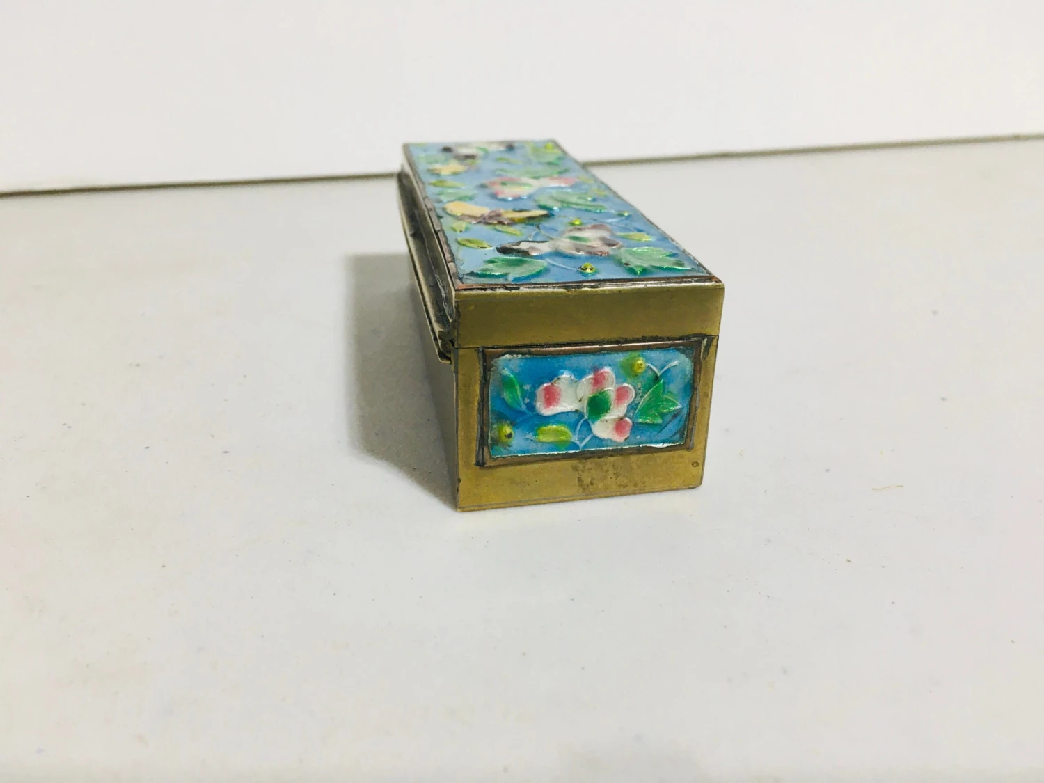 Antique Chinese Enamel Stamp Box 4 Antique Chinese Enamel Stamp Box - Image 4