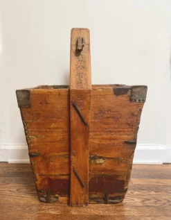 Antique Chinese Rice Bucket Carrier -Chairish Shop antique chinese rice bucket carrier 2319 scaled