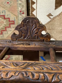 Antique Circa 1860 English Bobbin Twist Carved Stick Stand -Chairish Shop antique circa 1860 english bobbin twist carved stick stand 0128