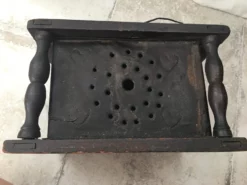 Antique Early 20th Century Wood And Punched Tin Cricket Box -Chairish Shop antique early 20th century wood and punched tin cricket box 3203 scaled