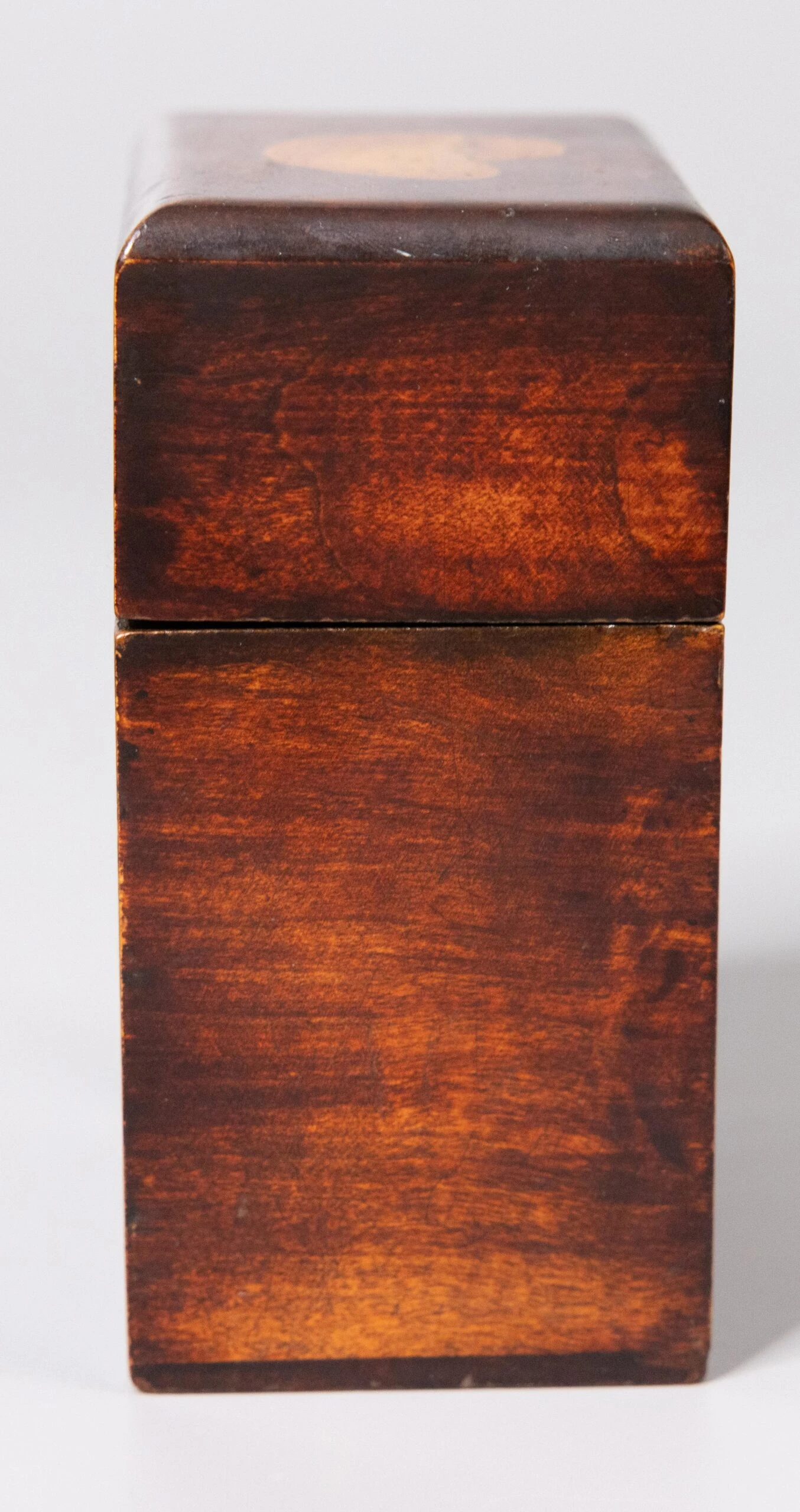 Antique English Sheraton Style Mahogany Playing Cards Box 3 Antique English Sheraton Style Mahogany Playing Cards Box - Image 3