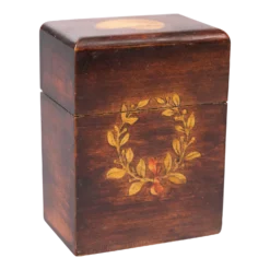 Antique English Sheraton Style Mahogany Playing Cards Box