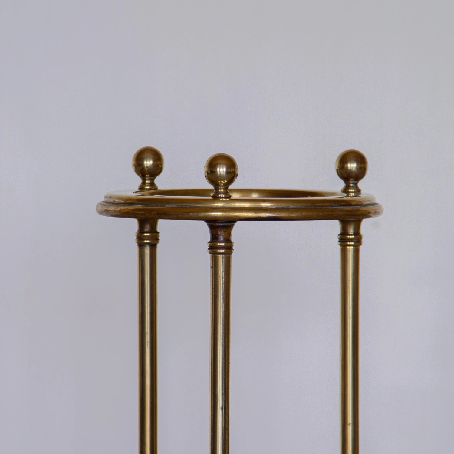 Antique English Stick Stands In Brass, Set Of 2 6 Antique English Stick Stands In Brass, Set Of 2 - Image 6