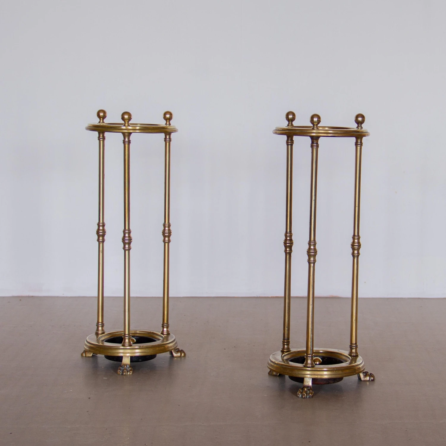 Antique English Stick Stands In Brass, Set Of 2 10 Antique English Stick Stands In Brass, Set Of 2 - Image 10