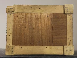 Antique Green Velvet Chip Carved Tramp Art Box (1911) 18 Antique Green Velvet Chip Carved Tramp Art Box (1911) -Chairish Shop antique green velvet chip carved tramp art box 1911 0541 scaled